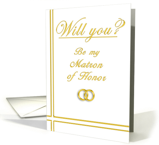 Sister, Please Be my Matron of Honor card (395894)