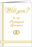 Please Be my Principal Sponsor card
