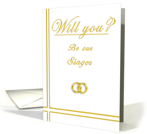 Please Be Our Singer card (395913)