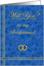 Best Friend, Please Be My Bridesmaid card