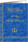 Please Be My Ring Bearer card