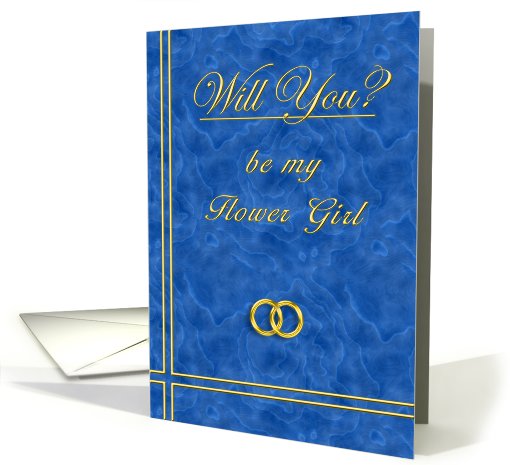 Sister, Please Be My Flower Girl card (396562)