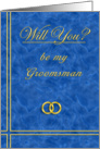 Cousin, Please Be My Groomsman card