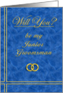 Please Be My Junior Groomsman card