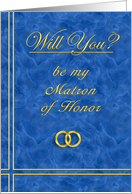 Sister, Please Be My Matron of Honor card