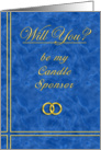 Please Be My Candle Sponsor card