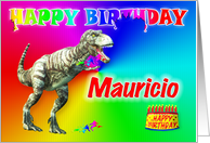 Mauricio, T-rex Birthday Card Eater card