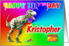 Kristopher, T-rex Birthday Card Eater card