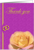 Wedding Thank you card