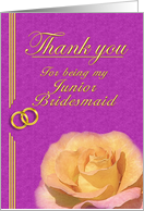 Junior Bridesmaid Thank you card