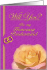 Please be my Honorary Bridesmaid card