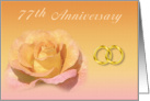 77th Anniversary Invitation card