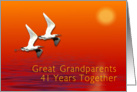 Great Grandparents 41st Wedding Anniversary card