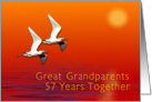 Great Grandparents 57th Wedding Anniversary card