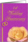 1st Wedding Anniversary card