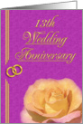 13th Wedding Anniversary card