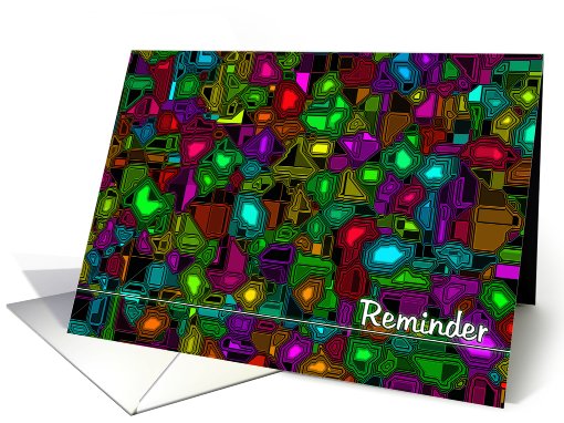 Reminder (Bold New Direction Series) card (414755)
