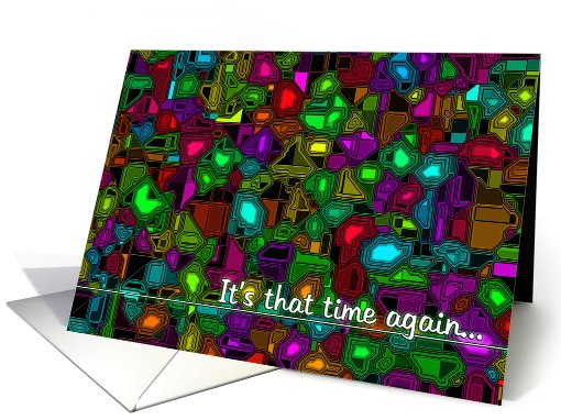 That time again, reminder (Bold New Direction Series) card (414758)