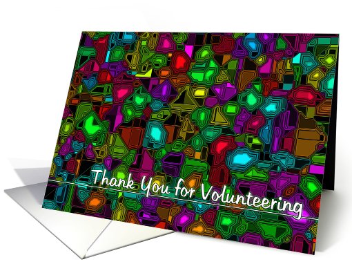 Thank you for Volunteering (Bold New Direction Series) card (414819)
