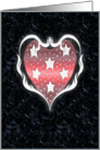 Strawberry Heart (blank) card