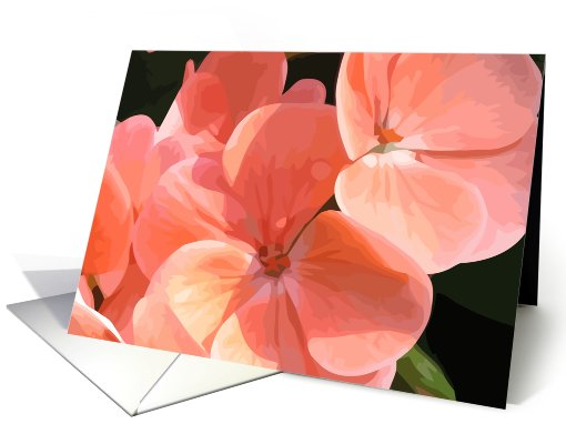 Gentle Flowers #3 (blank) card (418781)