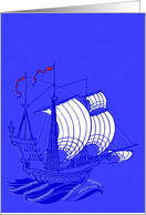 Sailing Notes card