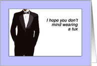 Groomsman Humor card