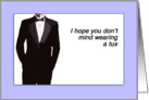 Best Man Invitation Humor card