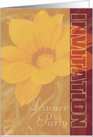 Dinner Party Invitation -Organic Look- card