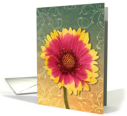 Flower (blank) card (423402)