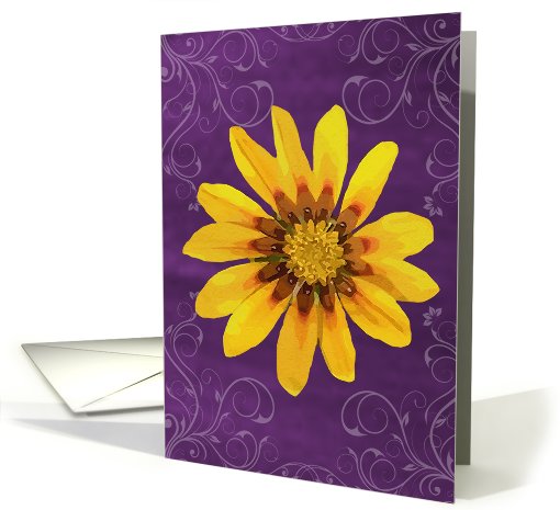 Flower -blank- card (423423)