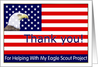Thank You Supporter from Proud Eagle Scout card
