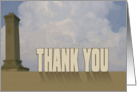 Monolithic Thank You card