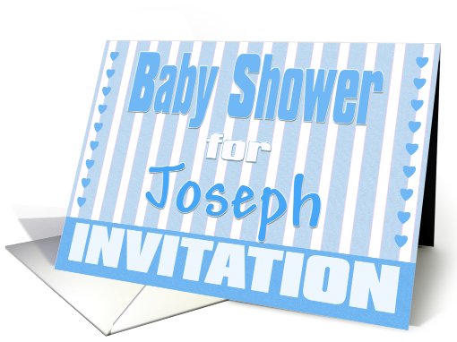 Baby Joseph Shower Invitation card (424375)