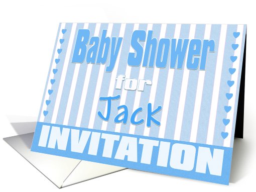 Baby Jack Shower Invitation card (424744)