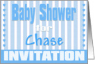 Baby Chase Shower Invitation card