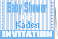 Baby Kaden Shower...