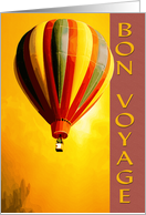 Bon Voyage Balloon card