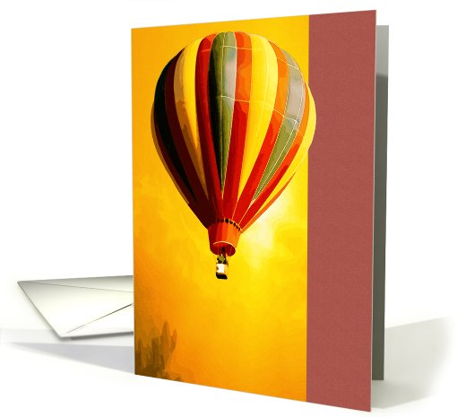 Hot Air Notes from a Balloon card (425736)