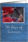 Boys of Summer -blank- card