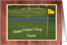 Coach, Happy Father’s Day -GOLF- card