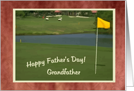 Grandfather, Happy Father’s Day -GOLF- card