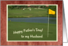 Husband, Happy Father’s Day (GOLF) card