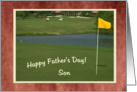 Son, Happy Father’s Day -GOLF- card