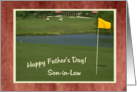 Son-in-Law, Happy Father’s Day -GOLF- card