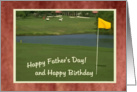 Happy Birthday and Happy Father’s Day -GOLF- card