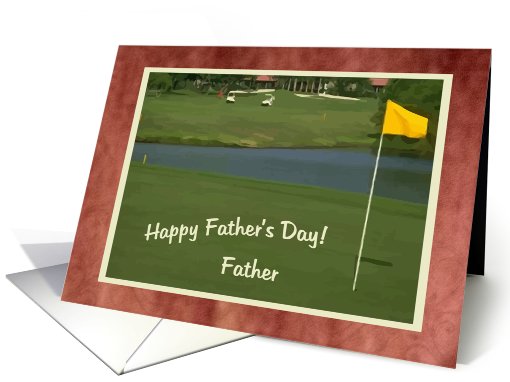 Father, Happy Father's Day -GOLF- card (426225)