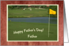 Father, Happy Father’s Day -GOLF- card