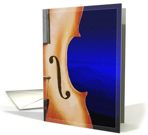 Soft Violins and Blue Hills, Missing you card (427437)