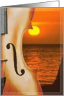 Soft Violins and the Sunset, Thinking of you card